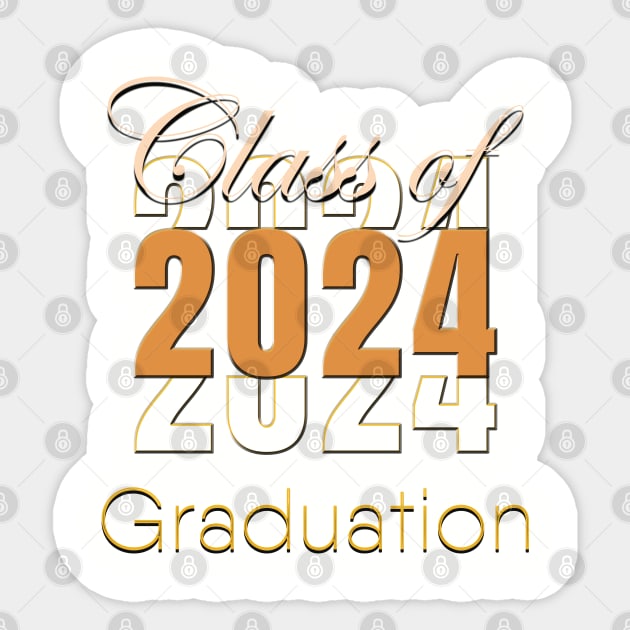 Senior 2024 Sticker by TeeText